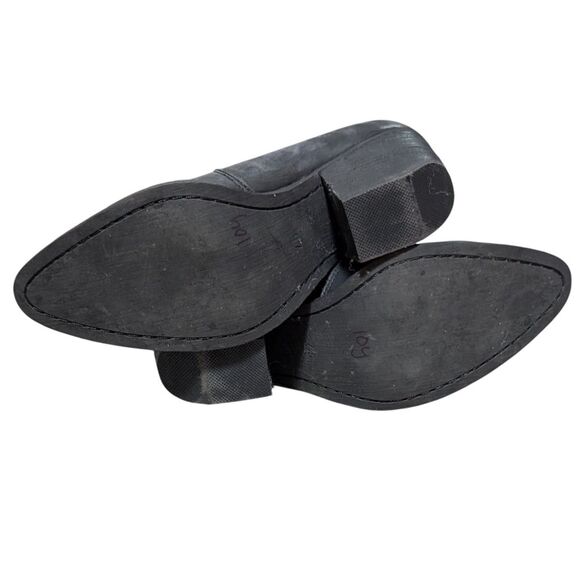 Jeffrey Campbell Ibiza Last Jonas Ankle Booties size 7.5 destressed pointed toe - Picture 9 of 11